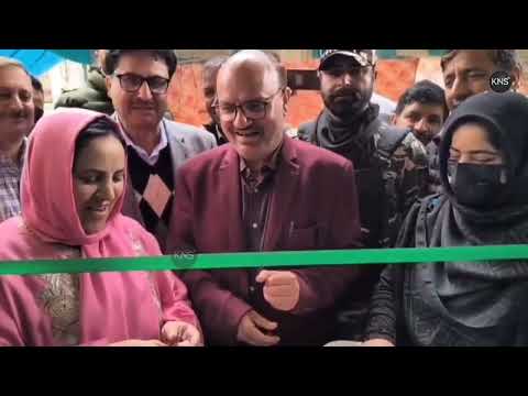Minister #sakinaitoo Lays Foundation Stone for Chitripora–Trengbal Road, Inaugurates Key Projects in Kulgam.|