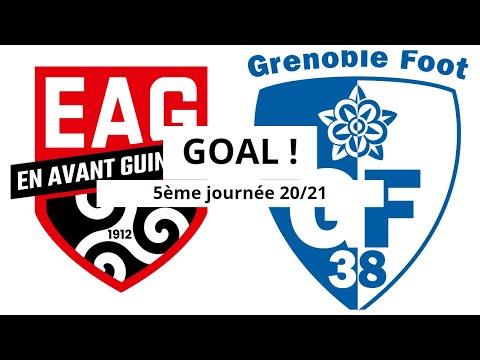 Guingamp - Grenoble [(1)-0] GOAL 23' (Yeni N'Gbakoto) 5ème journée 2020/21