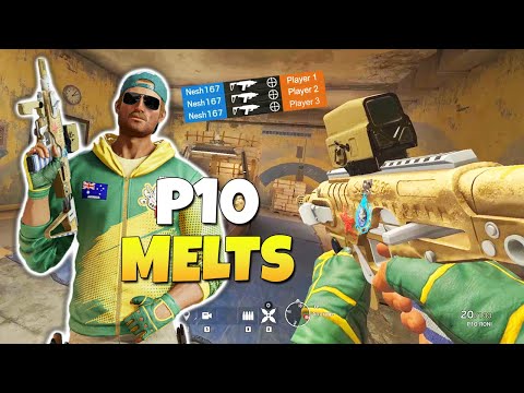 Mozzie With P10 RONI Just MELTS People! - Ranked Highlights - Rainbow Six Siege