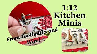 Utensils For My Dolls House Kitchen✨1930s Style #dollhouse #miniatures #dollhousekitchen #diy