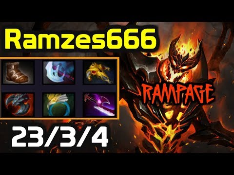 Ramzes playing mid after TI - Ramzes666 ShadowFiend full gameplay