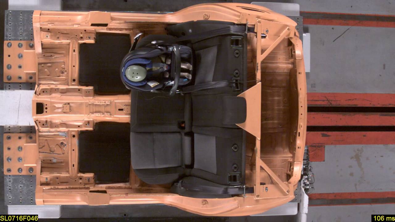 Crash Test Cybex Aton Q i-Size, Prueba de impacto RACE 2016