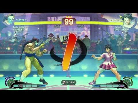 Duke728 [Makoto] vs TodomeSasu [Vega] SSF4 Japanese Online Ranked Matches - Xbox Live