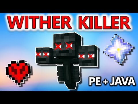 Defeat The Wither INSTANTLY in Minecraft Hardcore | WITHER Trap (Bedrock & Java)