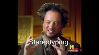 A public service announcement about stereotypes