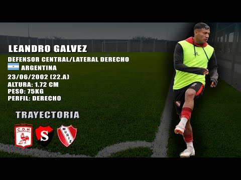 LEANDRO GUSTAVO GALVEZ // MARCADOR CENTRAL - LATERAL DERECHO // PRIMERA "C" 2024