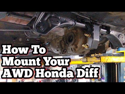 AWD Honda Diff Mount || How To AWD Your Honda