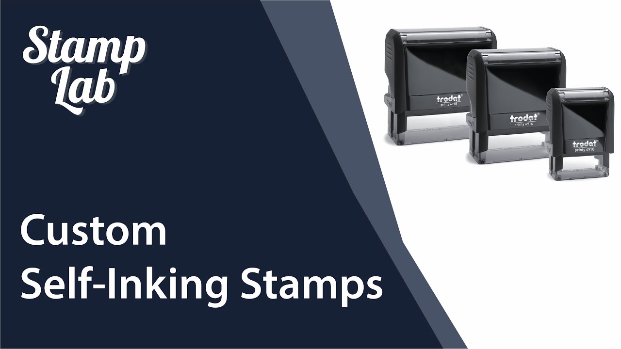 Custom Self-Inking Stamps with Your Logo or Design | Stamp Lab