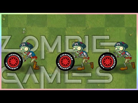 Wheel Roller Zombie vs Peashooters - Pvz2 MOD