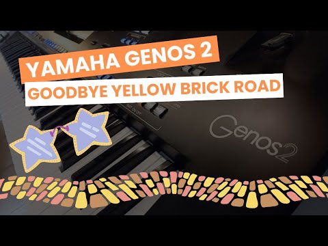 Yamaha Genos 2 Cover - Goodbye Yellow Brick Road 🕶️🎹 #eltonjohn #coversong #yamahamusic