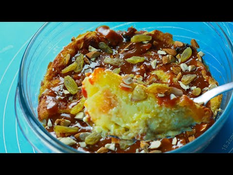 Quick and Healthy bread and butter pudding recipe for KIDS