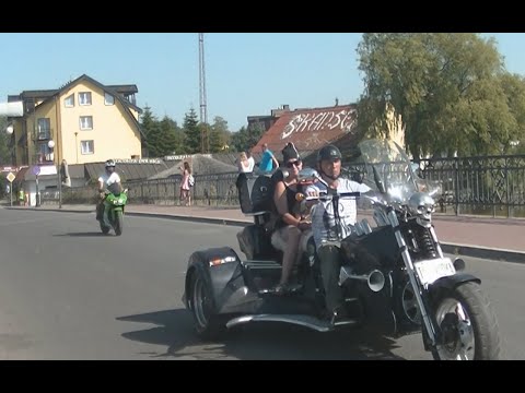 X  Zlot Motocykli Bike Week Łeba 2020-Parada motocykli i samochodów z USA ,ulicami Łeby .