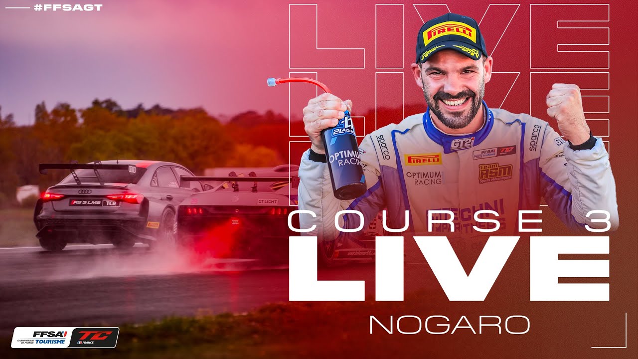 LIVE &ndash; Course 3 &ndash; Championnat de France FFSA Tourisme &ndash; Nogaro 2025