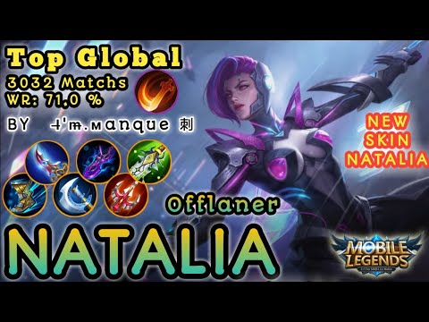 Natalia New Skin Grim Strangler Ranked Gameplay Top Global Natalia 2020 - Mobile Legends : Bang Bang