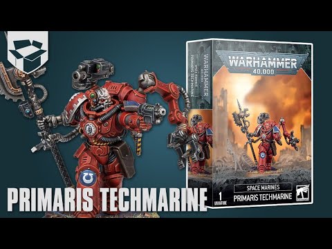 Распаковка - Space Marines Primaris Techmarine