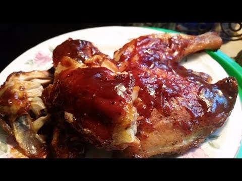 Roasted Barbeque Chicken / Hine's Barbeque Hawaiian Sauce / Soulfoodqueen Cooking
