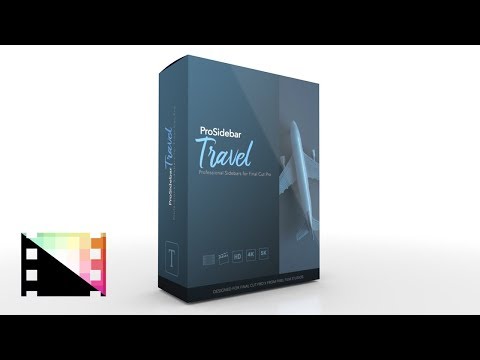ProSidebar Travel - Professional Sidebars for Final Cut Pro - Pixel Film Studios