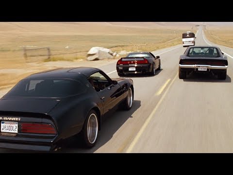 FAST and FURIOUS 4 - Ending Chase (Charger, NSX-R & Trans Am vs Bus MC-9) #1080HD