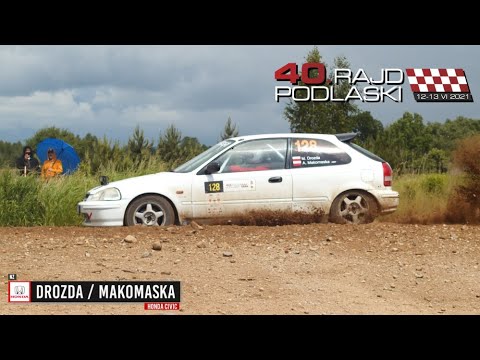 Drozda / Makomaska - Honda Civic - 40 Rajd Podlaski I 2021