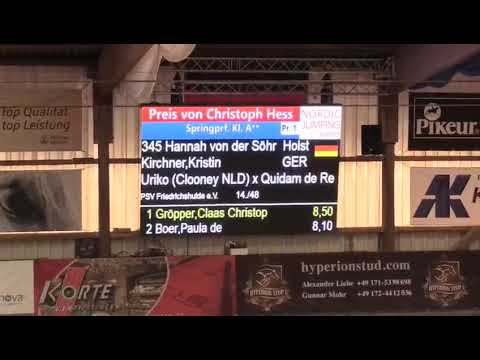 Holsteiner mare, Uriko x Quidam de Revel