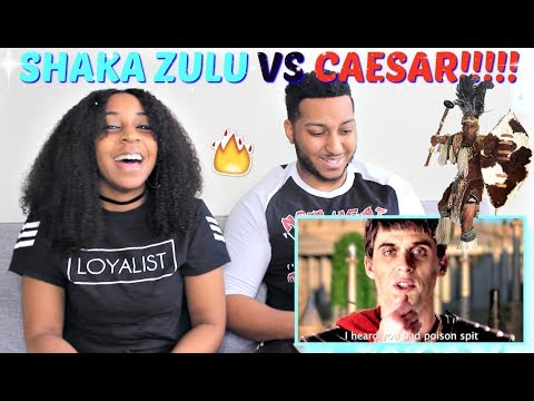 Epic Rap Battles of History Season 4 "Shaka Zulu vs Julius Caesar" REACTION!!!!