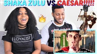 Epic Rap Battles of History Season 4 &quot;Shaka Zulu vs Julius Caesar&quot; REACTION!!!!