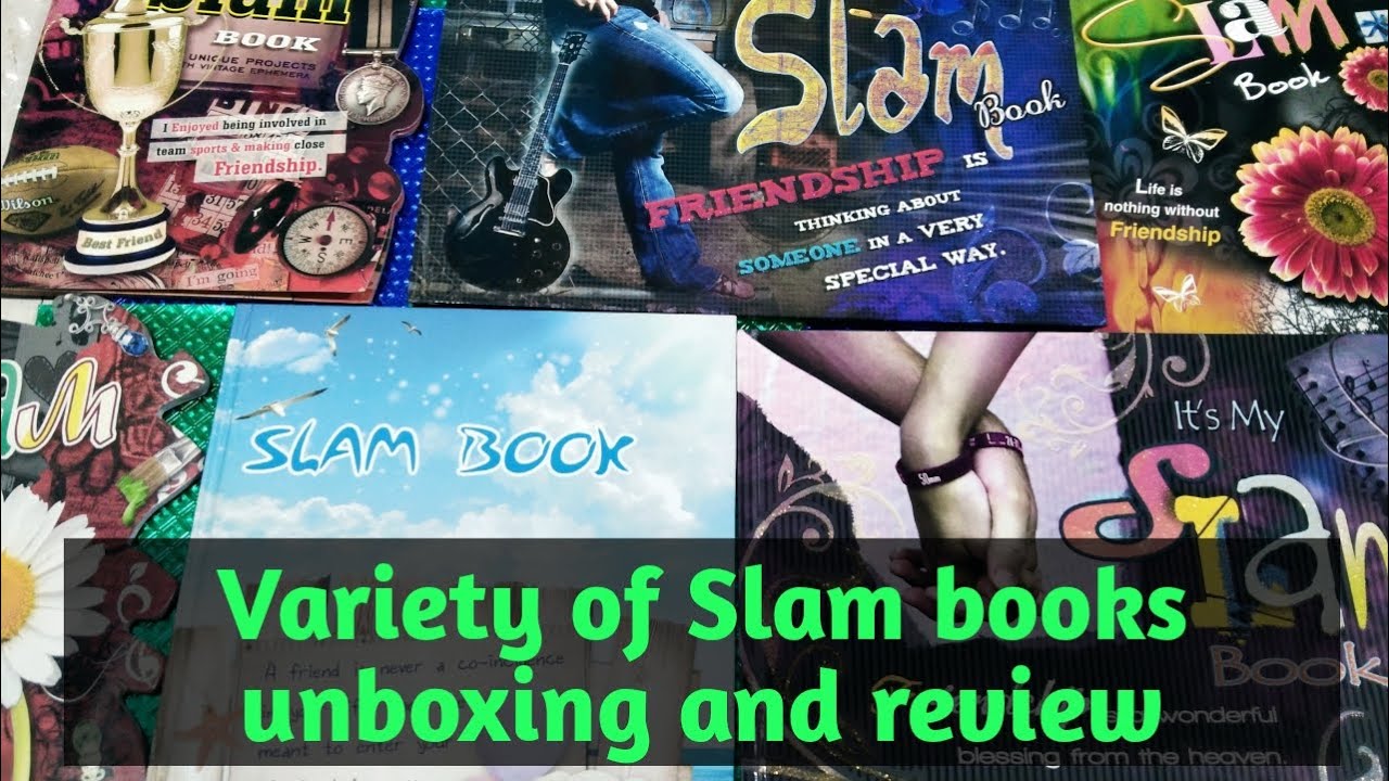 Slam books unboxing and review in tamil