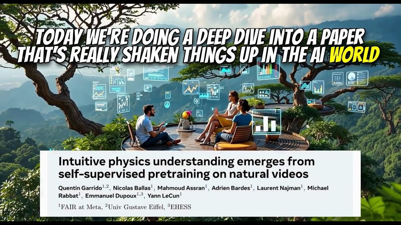 Intuitive physics understanding emerges from self-supervised pretraining on videos (Feb 2025)