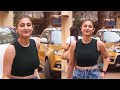 Cutie Dhvani Bhanushali Looks Absolutely Stunning In Very Hot Gym Outfit Snapped At Pilates