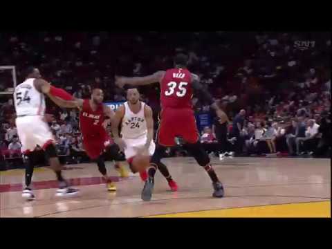 Raptors Highlights: Powell's One-Handed Slam - March 11, 2017