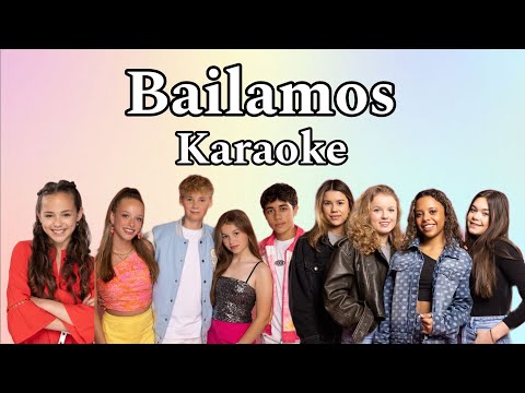 Mixed Up, Luna Sabella & Unity - Bailamos | Karaoke Version (Instrumental) 🇳🇱
