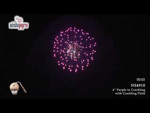 NS4910 - Purple to Crackling with Crackling Pistil