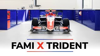 FAMI műhelyberendezés a Trident Motorsport autószerelő műhelyében