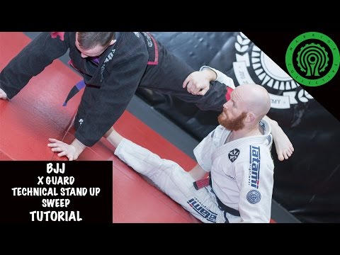 BJJ X-Guard Technical Stand up Sweep Tutorial