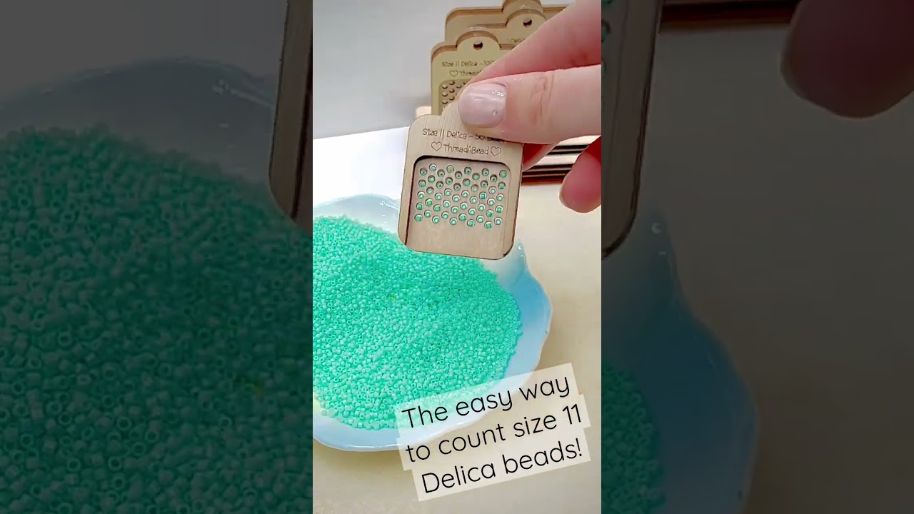 ThreadABead Size 11 Delica Bead Counters #beading #beads #beadwork #miyukibeads #miyuki #bead