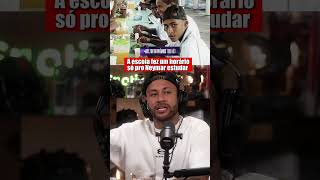 A escola fez um horário só pro Neymar estudar #crisguedescomp #neymar #futebol #santos