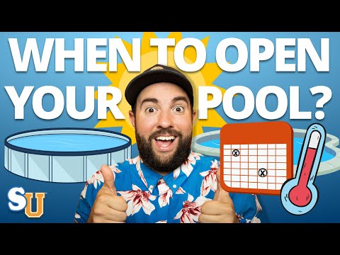 1st YouTube video about when should you open your pool