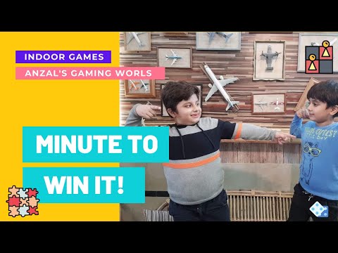 Minute to Win it! | Anzal with Azhan | Indoor Games | Fun for children at Home