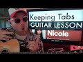 How To Play Keeping Tabs - NIKI Guitar Tutorial (Beginner Lesson!)
