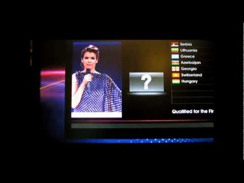 Eurovision 2011 Voting Results at Semi-Final 1