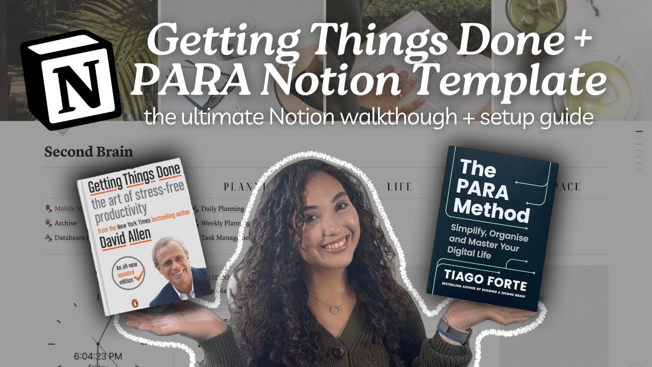 GTD & PARA Method Notion Template Walkthrough + Setup Guide for Productivity & Task Management 💻
