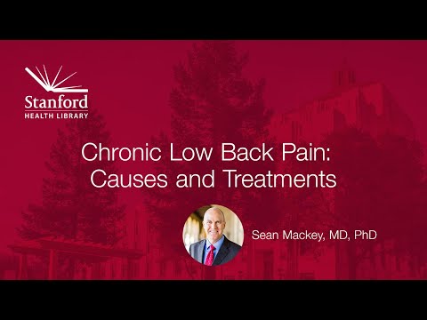 Stanford Hospital's Dr. Sean Mackey on Chronic Low Back Pain