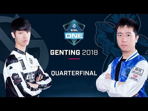 Dota 2 - Vici Gaming vs. Newbee - Game 2 - Quarterfinal - ESL One Genting 2018