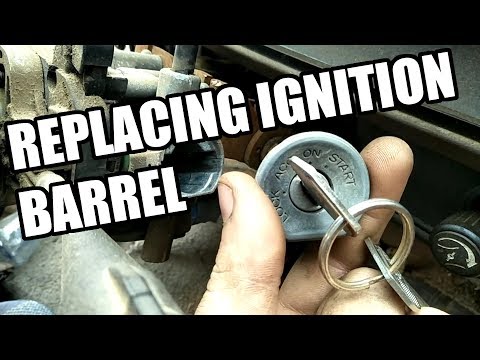 Removing and replacing Toyota ignition barrel