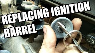 Removing and replacing Toyota ignition barrel