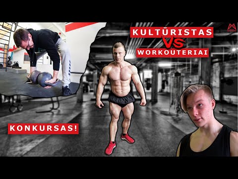 Bandom challenge'us su girom ir štangom (feat. Skomskis)