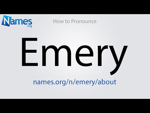 How to Pronounce Emery