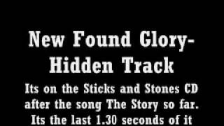 New Found Glory&#39;s HIDDEN TRACK( Sticks and Stones Album)
