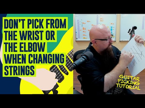 [Guitar Picking Tutorial] Picking From Wrist Vs. Elbow