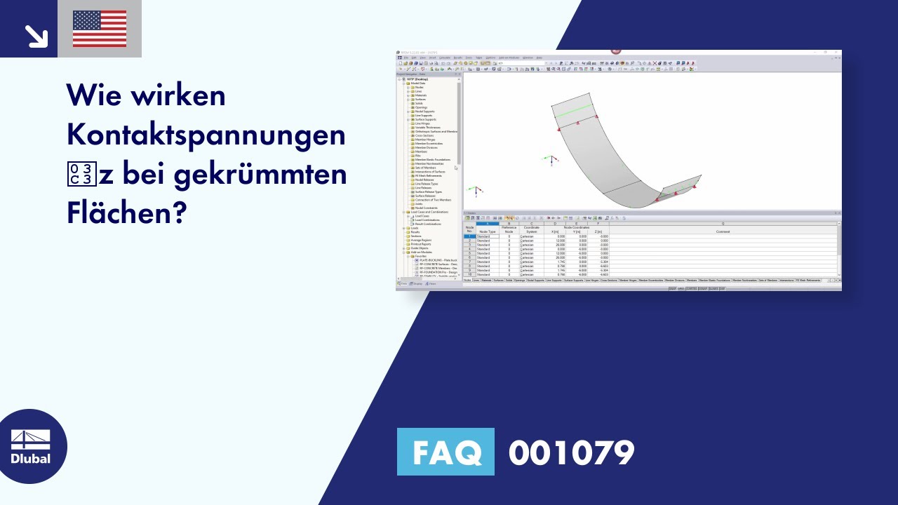 [EN] FAQ 001079 | Wie wirken Kontaktspannungen σ-z bei gekrümmten Flächen?